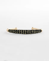 Chico's For Sale Black/Gold Thread Wrapped Cuff Bracelet