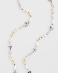 Chico's Sale Pink Pink Art Deco Beaded Necklace