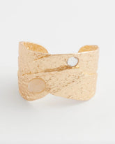 Chico's Online Gold Molten Goldtone Cuff Bracelet