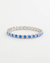 Chico's On Sale Blue Small Faceted Stretch Bracelet