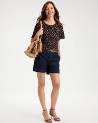 Chico's For Sale Passport Blue Spotted Bodre Tee