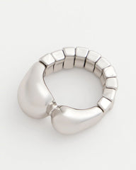 Chico's Online Silver Curvy Silver Stretch Ring