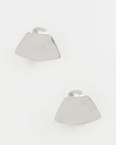 Chico's Outlet Silver Silver Fan Clip On Earrings