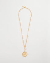 Chico's Outlet Gold Reversible Swan Pendant Necklace