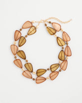 Chico's For Sale Neutral Neutral Double Strand Geo Necklace