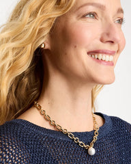 Chico's Discount Pearl Toggle Bar Pearl Pendant Necklace