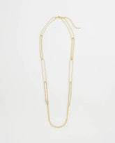 Chico's Online Gold Long Gold Ball Chain Single Strand
