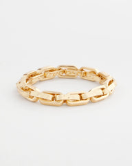 Chico's Discount Gold Gold Link Stretch Bracelet