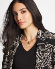Chico's Online Gold Gold Bead Collar Necklace
