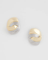 Chico's Discount Mixed Metals Mixed Metal Stud Earrings