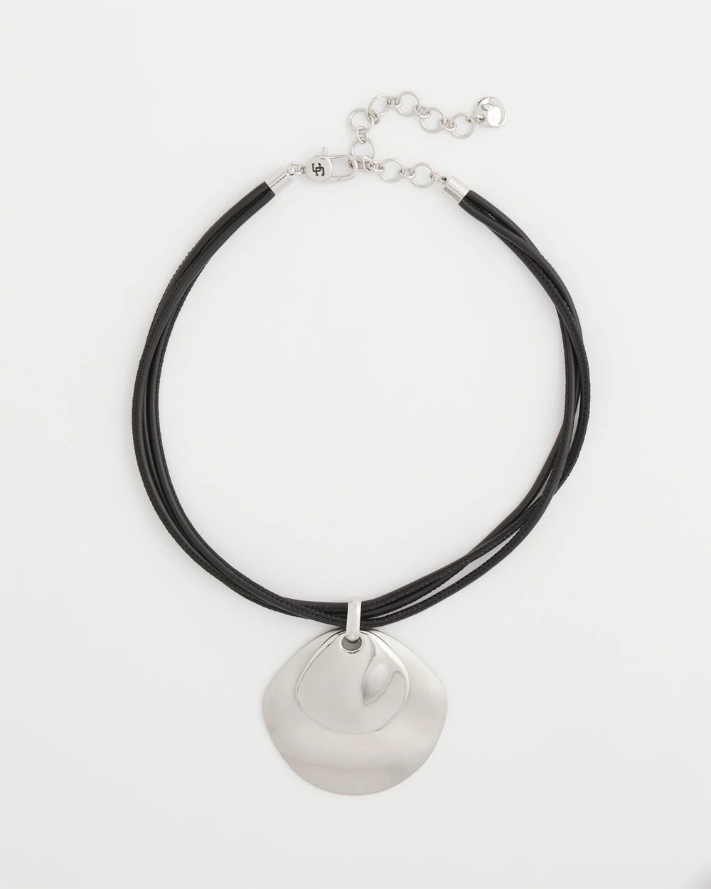 Chico's Outlet Silver Silver Pendant On Cord