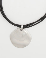 Chico's Outlet Silver Silver Pendant On Cord