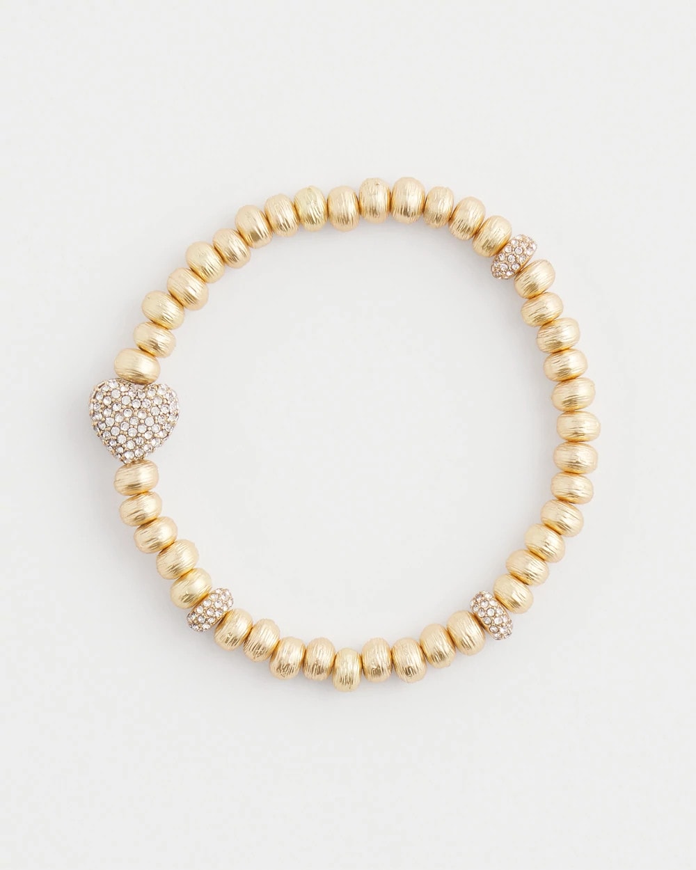 Chico's Sale Gold Gold Heart Stretch Bracelet