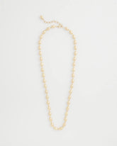 Chico's Discount Gold Gold Bead Long Single Strand Necklace