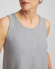 Chico's On Sale Fog Heather Gray Cozy Tank