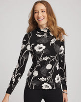 Chico's Sale Black Touch of Cool™ Mockneck Layering Tee