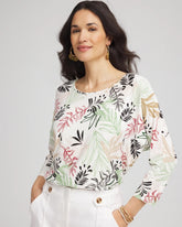 Chico's Outlet Ecru Touch of Cool™ Tapered Top