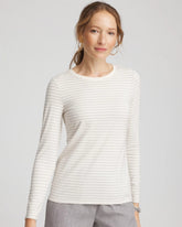 Chico's For Sale English Cream Metallic Layering Tee