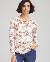 Chico's Outlet Ecru Touch of Cool™ Long-Sleeved Cowlneck Tee