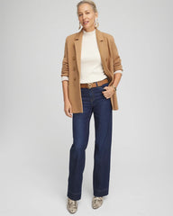 Chico's Discount English Cream Ella Mockneck Sweater