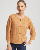 Chico's For Sale Burnt Sienna Tweed Cropped Sweater