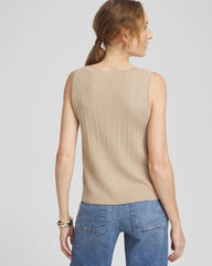 Chico's On Sale Sycamore Rib Stitch Pullover Tank