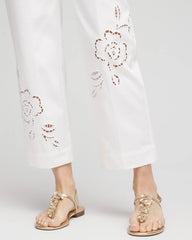Chico's Online Alabaster Sateen Cutout Cropped Pants