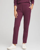 Chico's On Sale Blackened Burgundy Zenergy® Cloud Tapered Ankle Pants