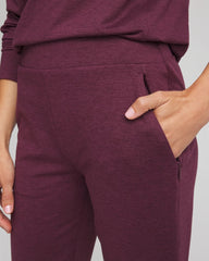 Chico's On Sale Blackened Burgundy Zenergy® Cloud Tapered Ankle Pants