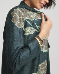 Chico's For Sale Darkest Spruce Travelers™ Collection Artisanal Crushed Reversible Jacket
