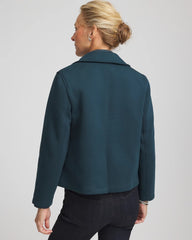 Chico's For Sale Teal Shadow Plush Knit Blazer