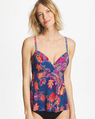 Chico's Outlet Multi Print Miraclesuit® Decoupage Allura Tankini