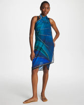 Chico's Discount Blue Multi Miraclesuit® Maldiva Pareo