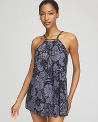 Chico's On Sale Black/Multi Magicsuit® Shell Beach Parker Swim Dress