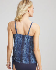 Chico's For Sale Blue Multi Magicsuit® Via Roma Alex Tankini