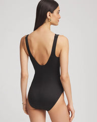 Chico's For Sale Black/Multi Miraclesuit® Sparkle Plenty Ibiza One-Piece Swimsuit