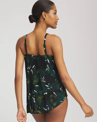 Chico's Discount Green Print Magicsuit® Palmetto Regina Tankini