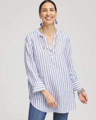Chico's Sale Indigo No Iron™ Linen Tunic