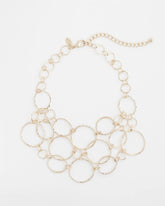 Chico's For Sale Gold Short Goldtone Multi-Strand Link Necklace