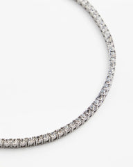 Chico's Outlet Silver Silver Tennis Necklace