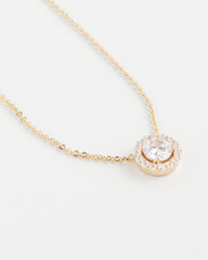 Chico's For Sale Gold Gold Tone Drop Stone Necklace