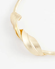 Chico's Discount Gold Golden Leafy Collar Necklace