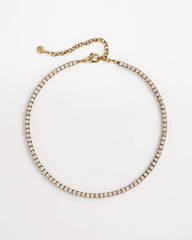 Chico's Sale Gold Vintage Tennis Necklace