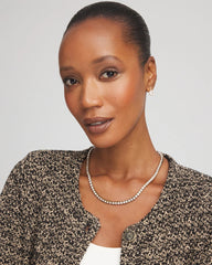 Chico's Sale Gold Vintage Tennis Necklace