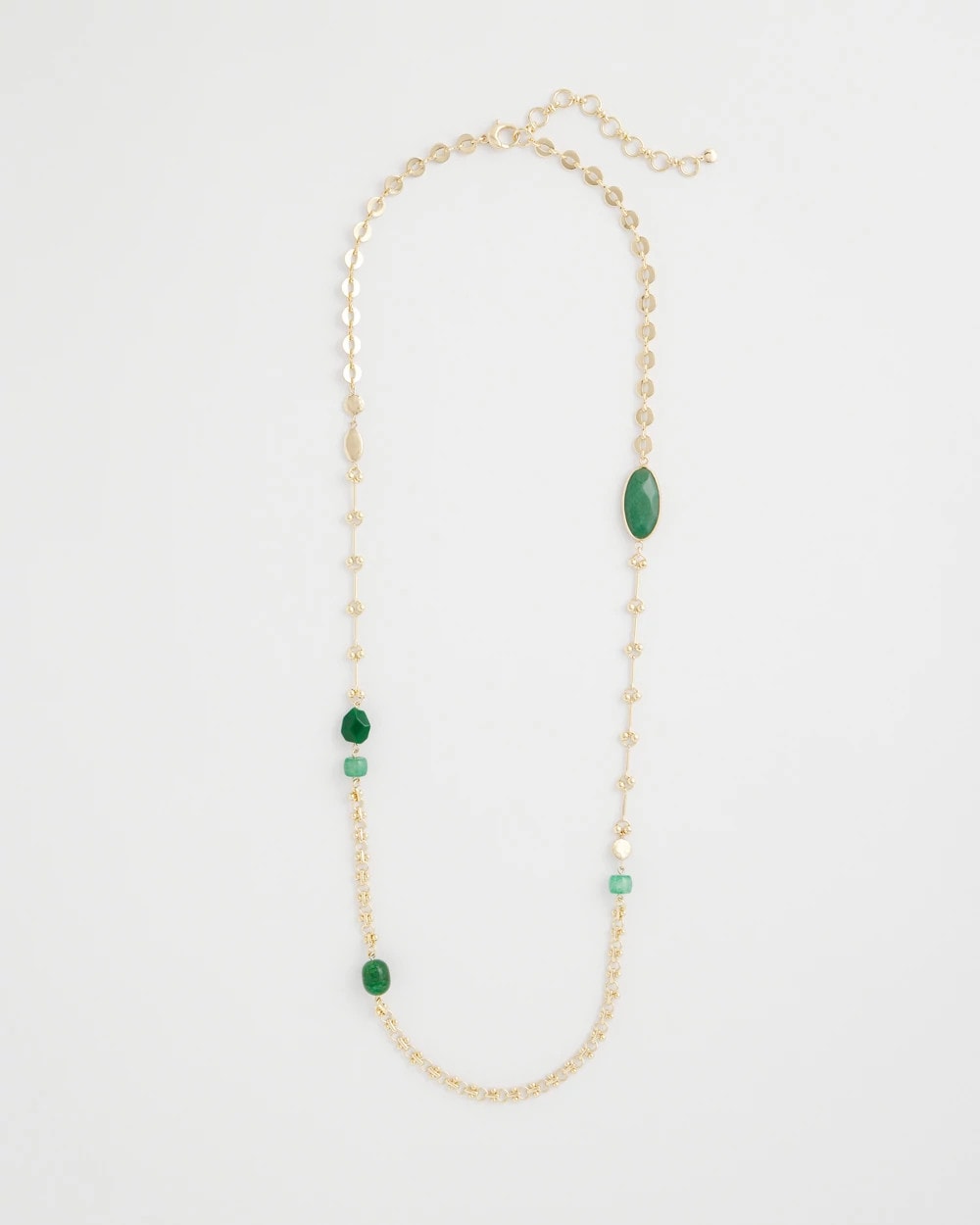 Chico's For Sale Green Green Accent Long Single Strand Necklace