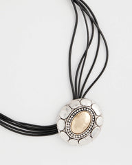 Chico's On Sale Mixed Metals Mixed Metal Pendant Necklace