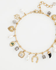 Chico's Online Gold Lucky Charm Short Necklace