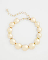 Chico's Discount Gold Gold Pebble Collar Necklace