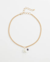 Chico's Outlet Gold Freshwater Pearl Pendant Necklace