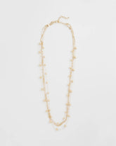 Chico's For Sale Gold Multistrand Beaded Goldtone Necklace